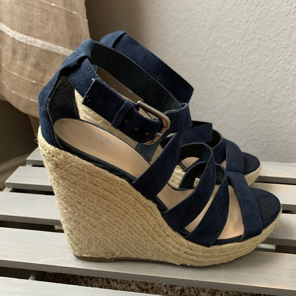 Navy Mossimo Espadrille Wedge